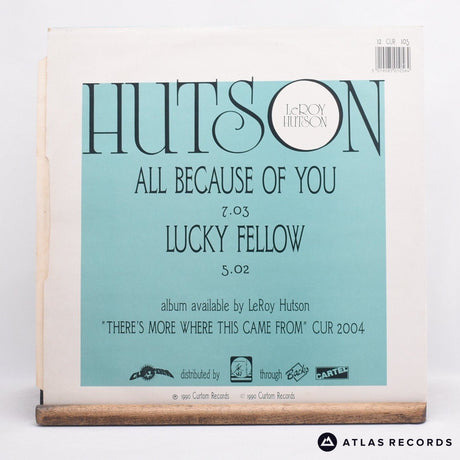 Leroy Hutson - All Because Of You / Lucky Fellow - 12" Vinyl Record - EX/VG+