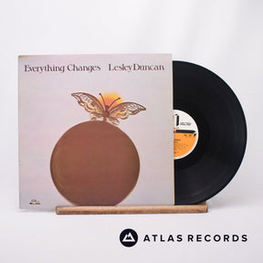 Lesley Duncan Everything Changes LP Vinyl Record - Front Cover & Record