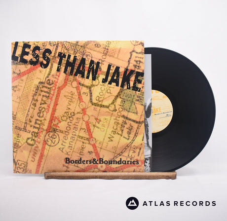 Less Than Jake Borders & Boundaries LP Vinyl Record - Front Cover & Record