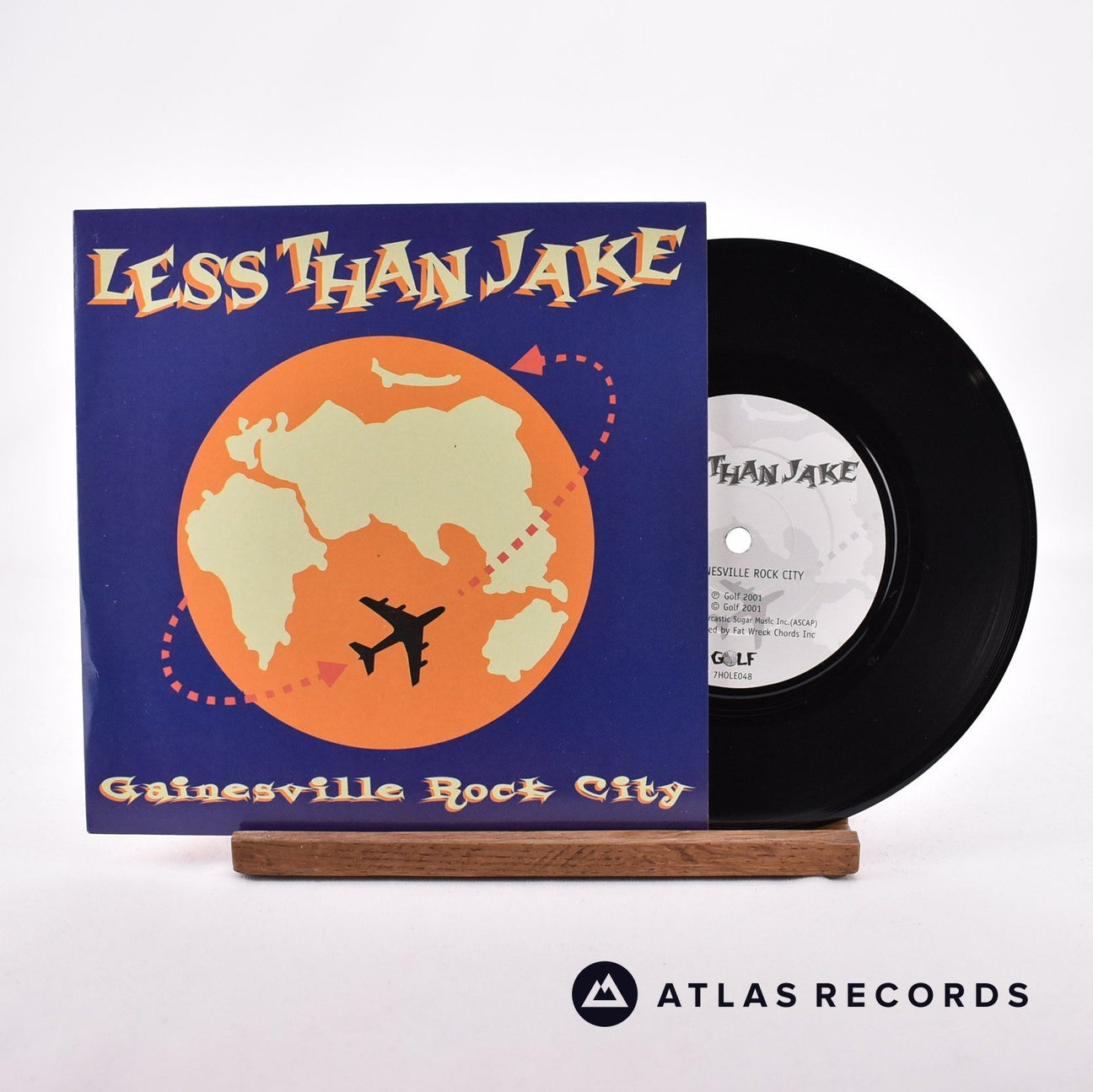 Less Than Jake Gainesville Rock City 7" Vinyl Record - Front Cover & Record