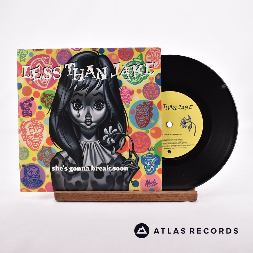 Less Than Jake She's Gonna Break Soon 7" Vinyl Record - Front Cover & Record