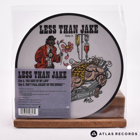 Less Than Jake The Rest Of My Life 7" Vinyl Record - Front Cover & Record