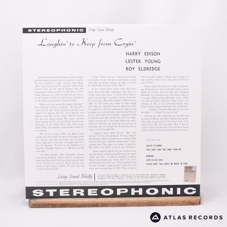 Lester Young - Laughin' To Keep From Cryin' - 180G LP Vinyl Record - NM/NM