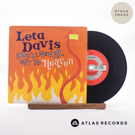 Leta Davis You'll Never Get To Heaven 7" Vinyl Record - Sleeve & Record Side-By-Side