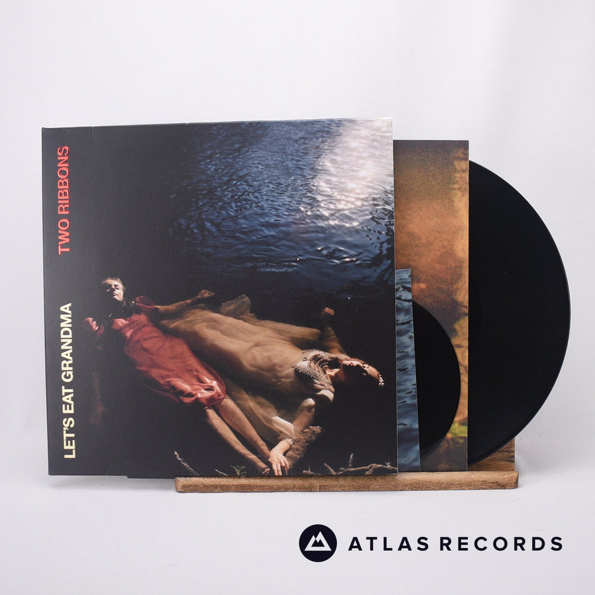 Let's Eat Grandma Two Ribbons LP + 7" Vinyl Record - Front Cover & Record