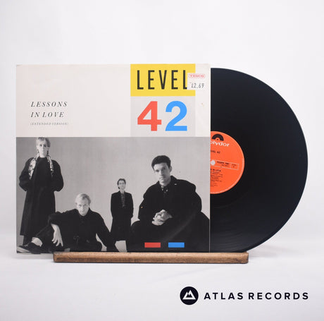 Level 42 Lessons In Love 12" Vinyl Record - Front Cover & Record