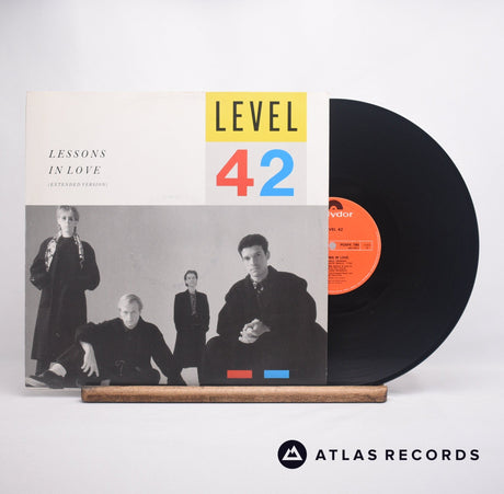 Level 42 Lessons In Love 12" Vinyl Record - Front Cover & Record