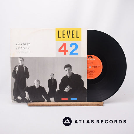 Level 42 Lessons In Love 12" Vinyl Record - Front Cover & Record