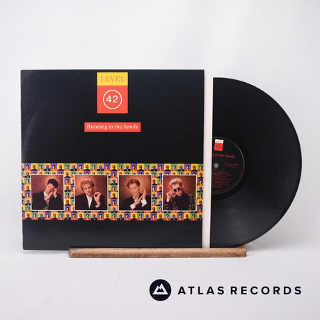 Level 42 Running In The Family LP Vinyl Record - Front Cover & Record