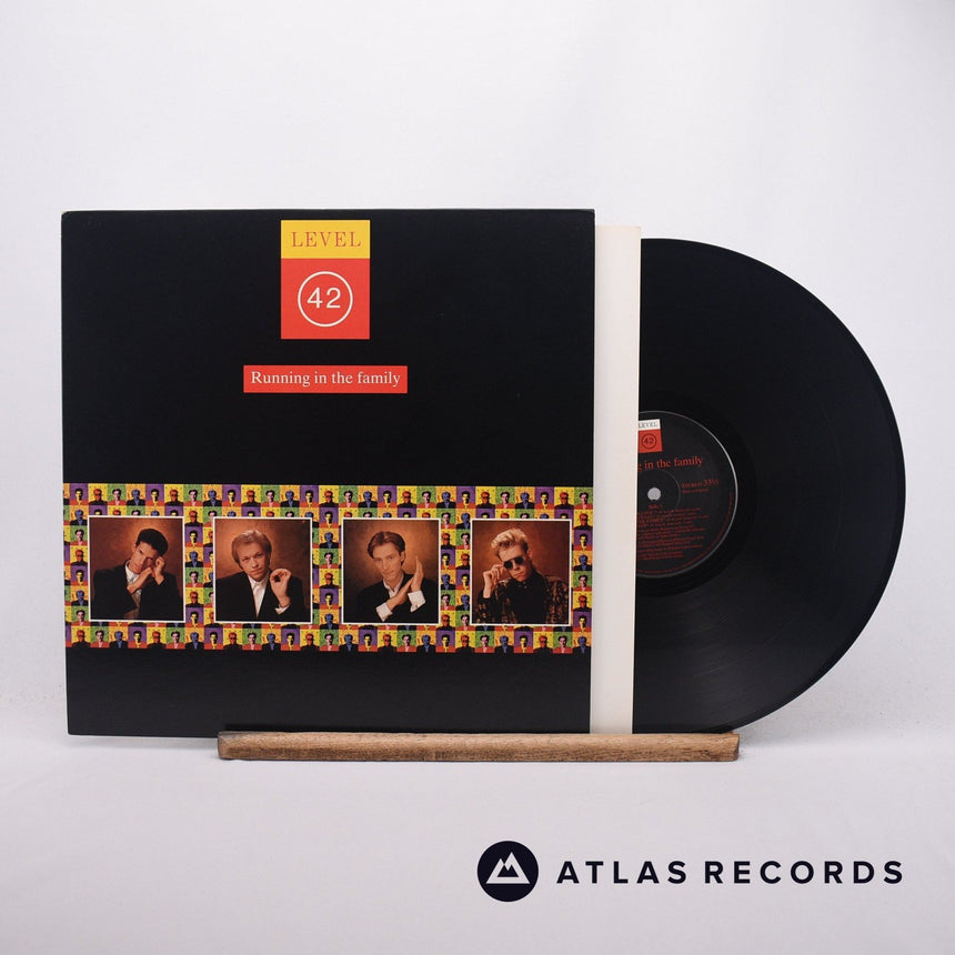Level 42 Running In The Family LP Vinyl Record - Front Cover & Record