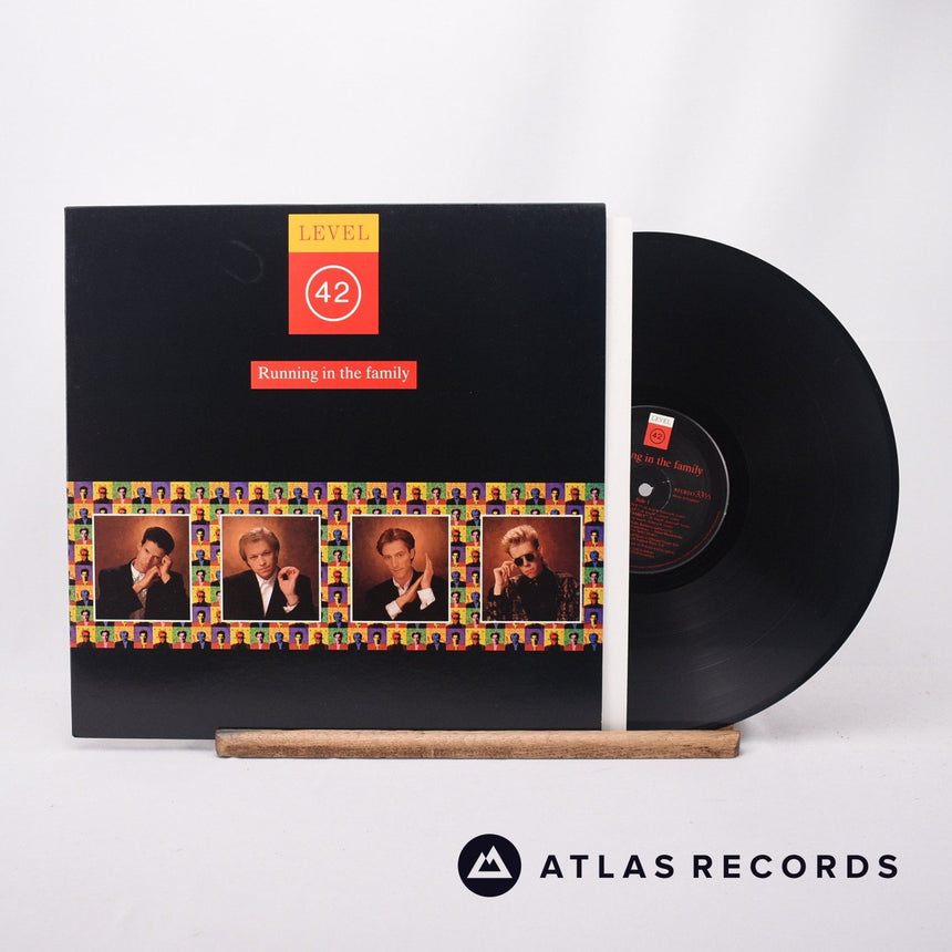 Level 42 Running In The Family LP Vinyl Record - Front Cover & Record