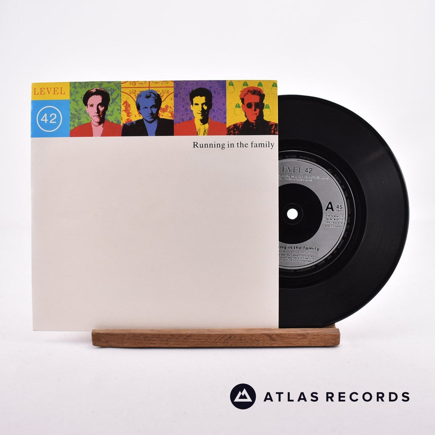 Level 42 Running In The Family 7" Vinyl Record - Front Cover & Record