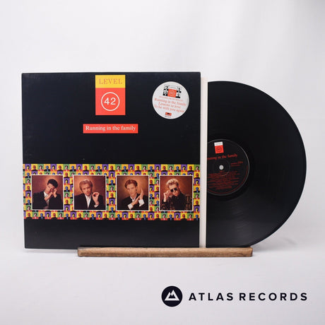 Level 42 Running In The Family LP Vinyl Record - Front Cover & Record