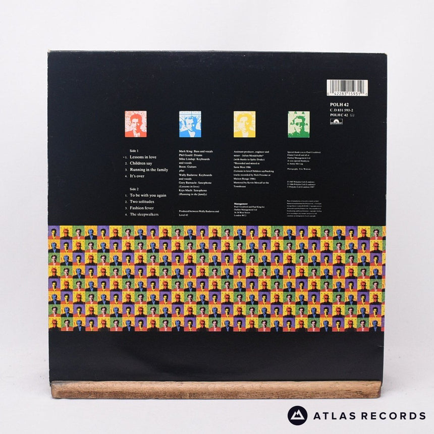 Level 42 - Running In The Family - Townhouse LP Vinyl Record - VG+/EX