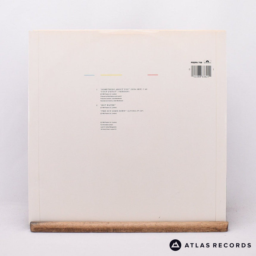 Level 42 - Something About You (Sisa Mix) - 12" Vinyl Record - EX/VG+