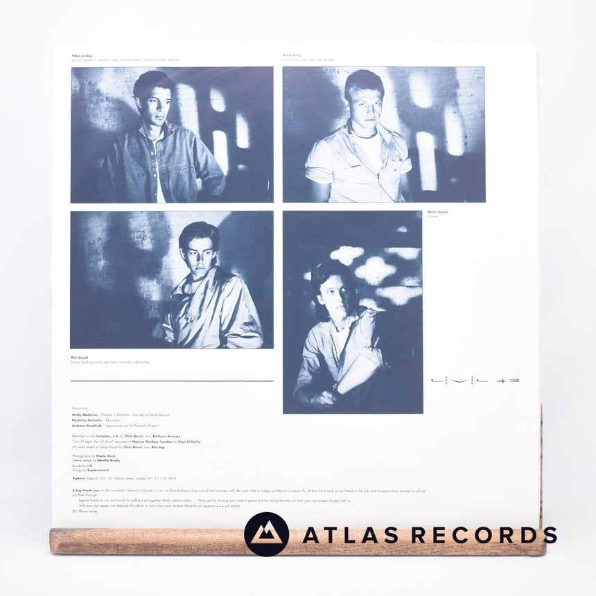 Level 42 - Standing In The Light - Lyric Sheet LP Vinyl Record - VG+/VG+