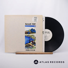 Level 42 Staring At The Sun LP Vinyl Record - Front Cover & Record