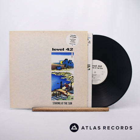 Level 42 Staring At The Sun LP Vinyl Record - Front Cover & Record