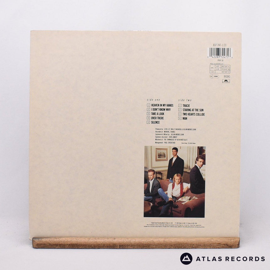 Level 42 - Staring At The Sun - Insert LP Vinyl Record - EX/EX
