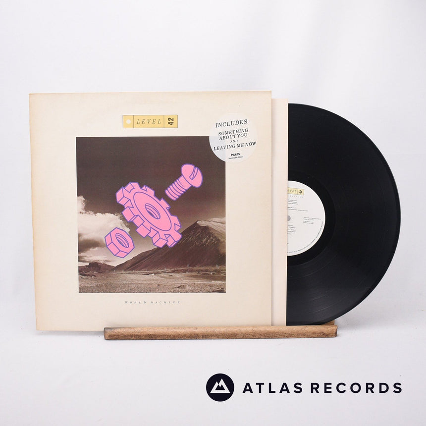 Level 42 World Machine LP Vinyl Record - Front Cover & Record