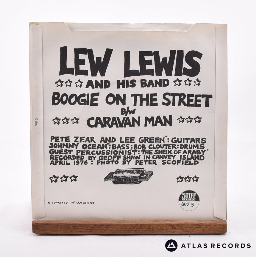 Lew Lewis & His Band - Boogie On The Street - 7" Vinyl Record - VG+/EX