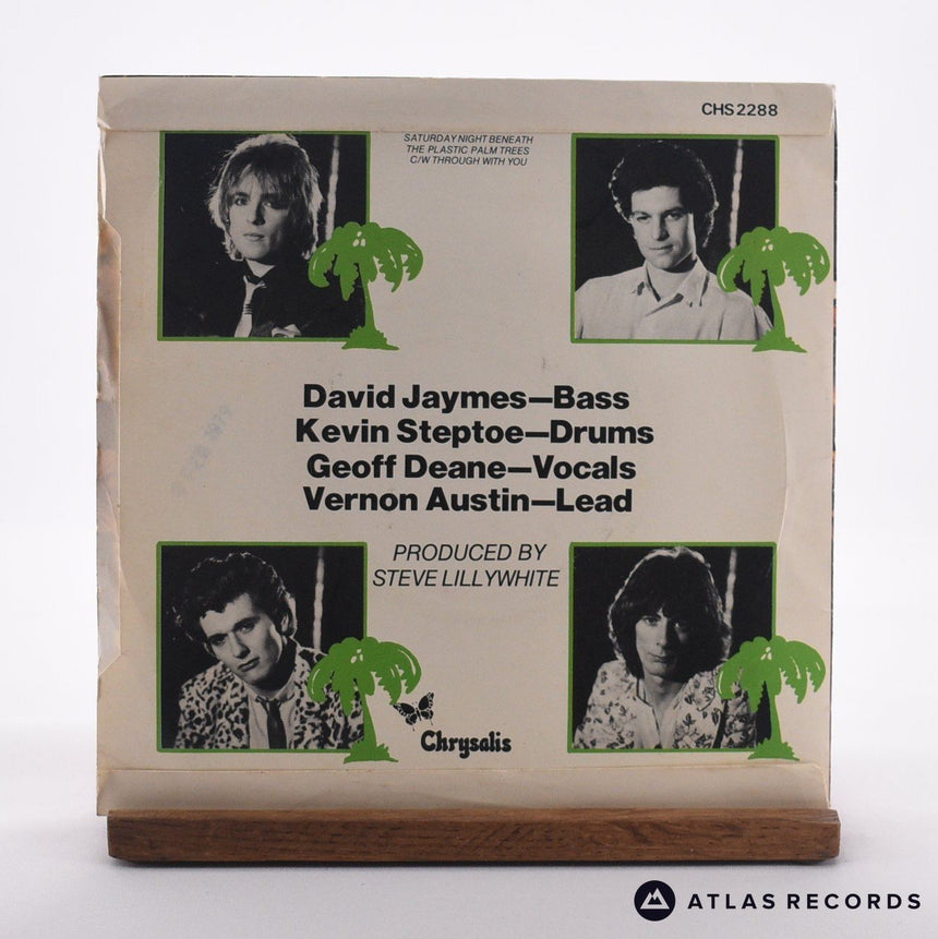 Leyton Buzzards - Saturday Night Beneath The Plastic Palm Trees - 7" Vinyl Record - VG+/VG+