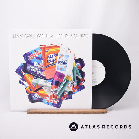 Liam Gallagher Liam Gallagher John Squire LP Vinyl Record - Front Cover & Record
