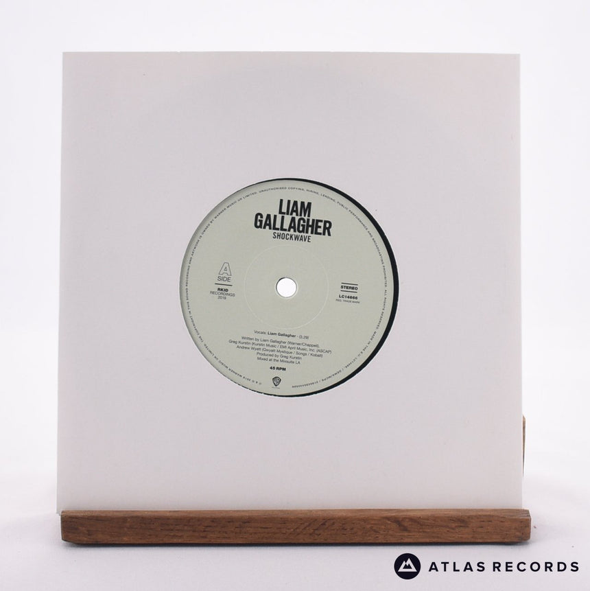 Liam Gallagher Shockwave 7" Vinyl Record - Front Cover & Record