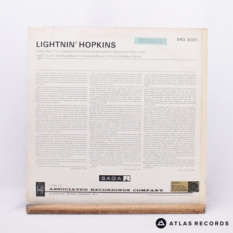Lightnin' Hopkins - Lightnin' Hopkins - Mono A-2 B-2 LP Vinyl Record - VG+/EX