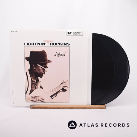 Lightnin' Hopkins Lightnin' 2 x 12" Vinyl Record - Front Cover & Record