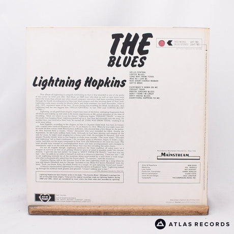 Lightnin' Hopkins - The Blues - Reissue Mono LP Vinyl Record - EX/EX