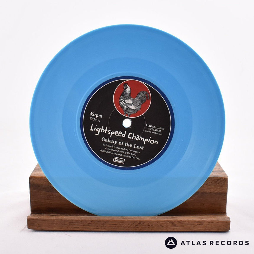 Lightspeed Champion - Galaxy Of The Lost - Blue 7" Vinyl Record - NM/NM