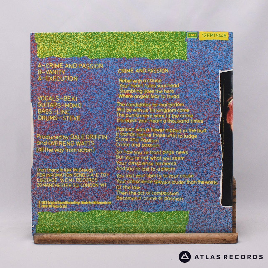 Ligotage - Crime And Passion - 12" Vinyl Record - EX/EX