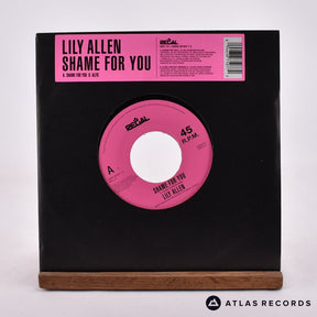 Lily Allen Shame For You 7" Vinyl Record - Front Cover & Record