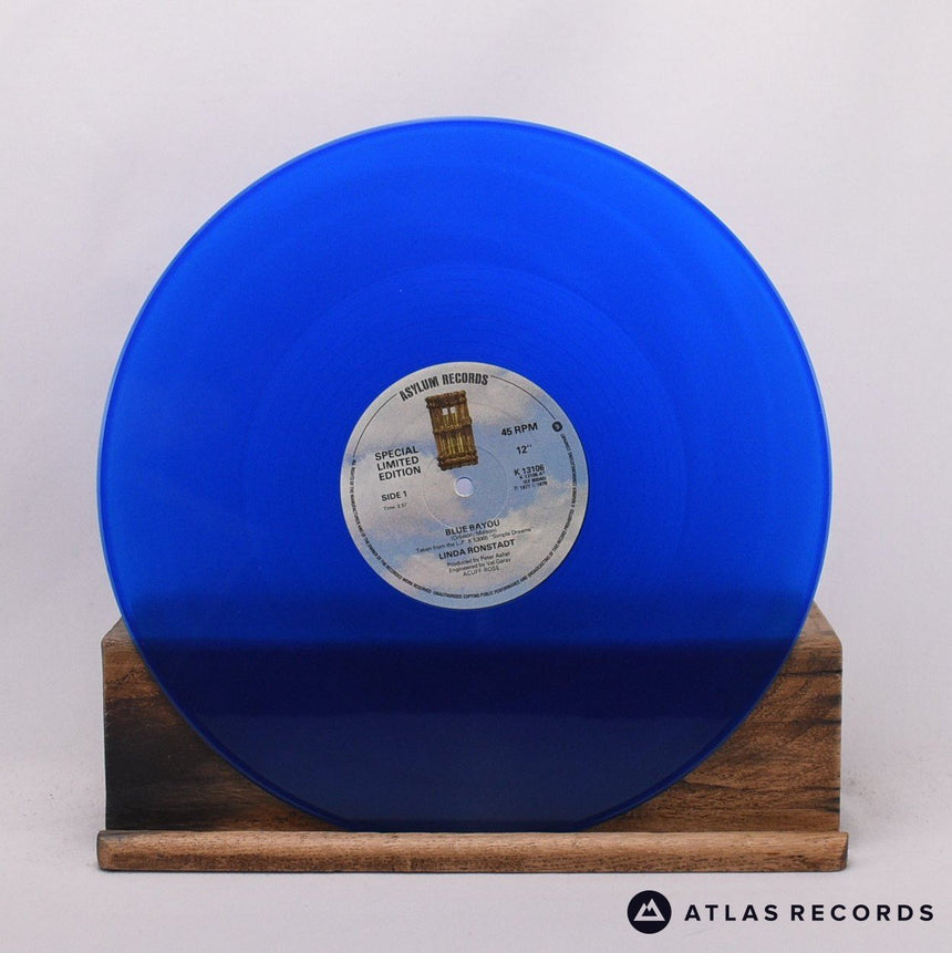 Linda Ronstadt - Blue Bayou - Blue Limited Edition 12" Vinyl Record - EX/EX