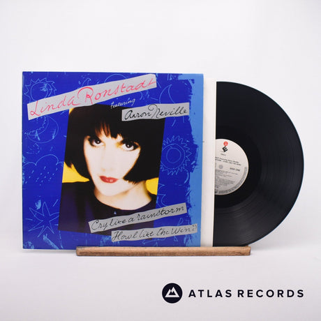 Linda Ronstadt Cry Like A Rainstorm - Howl Like The Wind LP Vinyl Record - Front Cover & Record