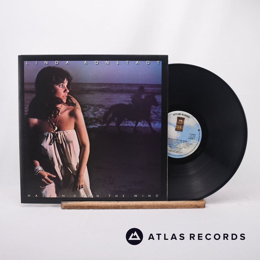 Linda Ronstadt Hasten Down The Wind LP Vinyl Record - Front Cover & Record