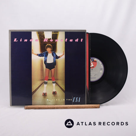 Linda Ronstadt Living In The USA LP Vinyl Record - Front Cover & Record