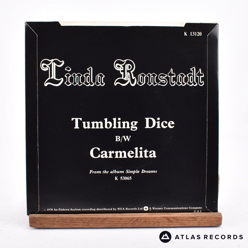 Linda Ronstadt - Tumbling Dice - 7" Vinyl Record - EX/EX