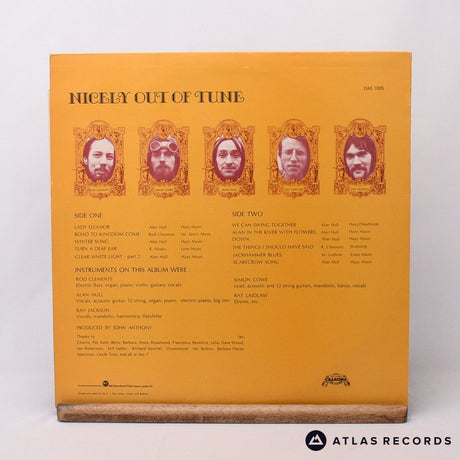 Lindisfarne - Nicely Out Of Tune - A-1U B-1U LP Vinyl Record - VG+/VG+