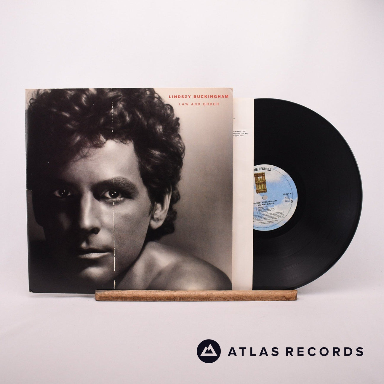 Lindsey Buckingham Law And Order LP Vinyl Record - Front Cover & Record