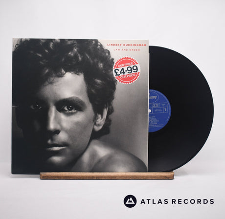 Lindsey Buckingham Law And Order LP Vinyl Record - Front Cover & Record
