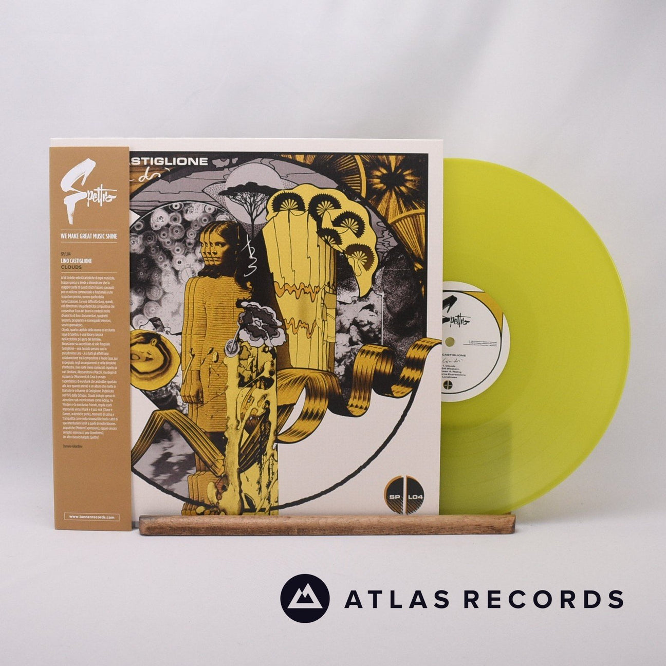 Lino Castiglione Clouds LP Vinyl Record - Front Cover & Record