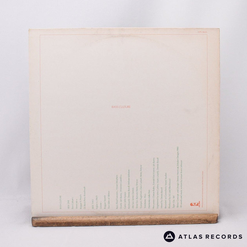 Linton Kwesi Johnson - Bass Culture - LP Vinyl Record - VG+/EX