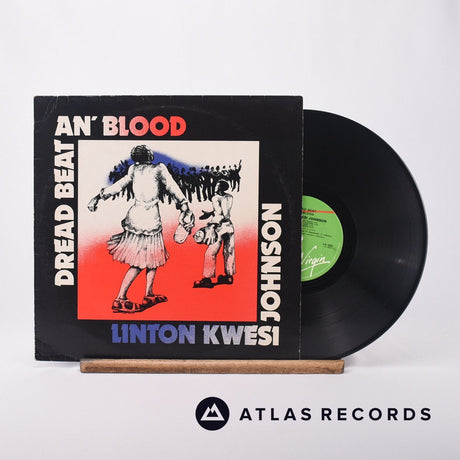 Linton Kwesi Johnson Dread Beat An' Blood LP Vinyl Record - Front Cover & Record