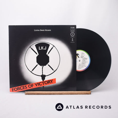 Linton Kwesi Johnson Forces Of Victory LP Vinyl Record - Front Cover & Record