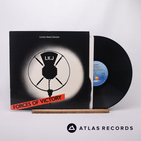 Linton Kwesi Johnson Forces Of Victory LP Vinyl Record - Front Cover & Record