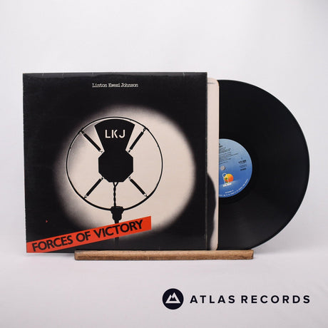 Linton Kwesi Johnson Forces Of Victory LP Vinyl Record - Front Cover & Record