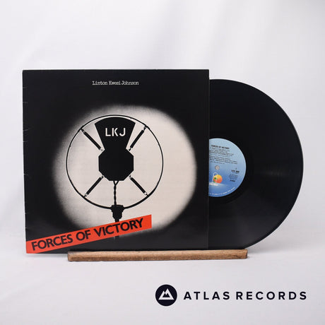 Linton Kwesi Johnson Forces Of Victory LP Vinyl Record - Front Cover & Record