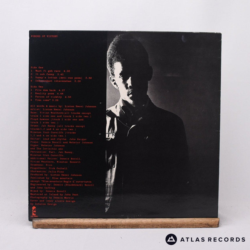 Linton Kwesi Johnson - Forces Of Victory - A-1U B-3U LP Vinyl Record - EX/EX